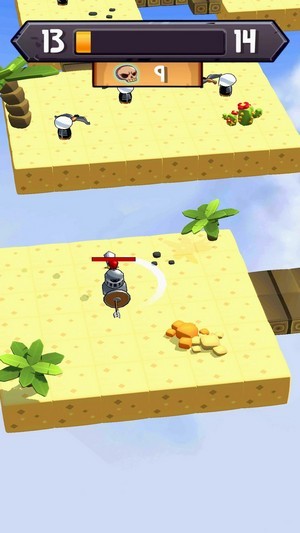 旋转战斗角斗士