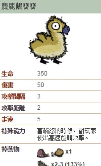 饥荒中麋鹿鹅宝宝有什么用   麋鹿鹅宝宝介绍