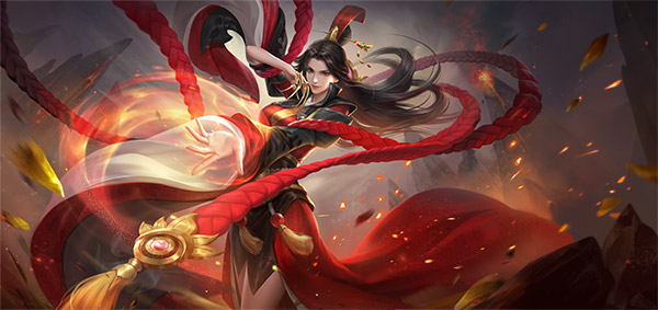 《英魂之刃口袋版》炽焰火女新皮肤:万火朝拜 焚天煮海 《英魂之刃口袋版》炽焰火女新皮肤:万火朝拜 焚天煮海