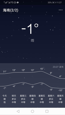 天气预报通