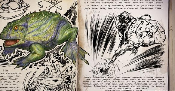 方舟生存进化魔鬼蛙有什么用     魔鬼蛙生物介绍