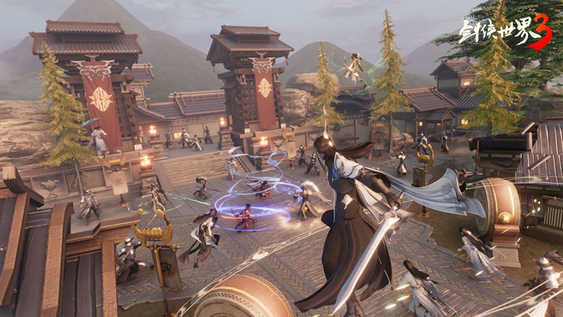 群战武侠盛宴!《剑侠世界3》高燃战斗震撼感官 群战武侠盛宴!《剑侠世界3》高燃战斗震撼感官