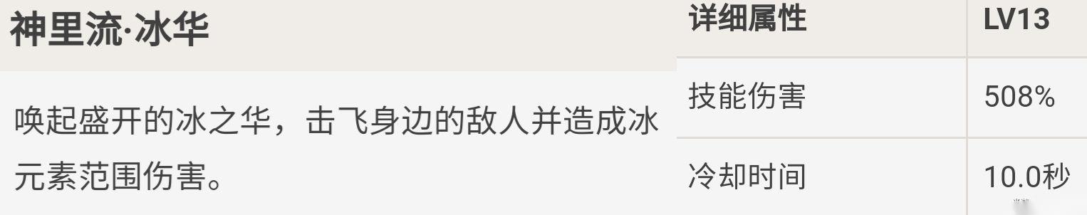 原神中神里绫华e技能伤害高吗 神里流冰华介绍 原神中神里绫华e技能伤害高吗 神里流冰华介绍