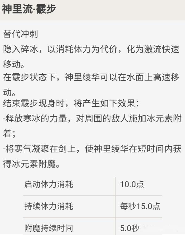 原神中神里绫华的移动技能好用吗 神里绫华特殊移动介绍