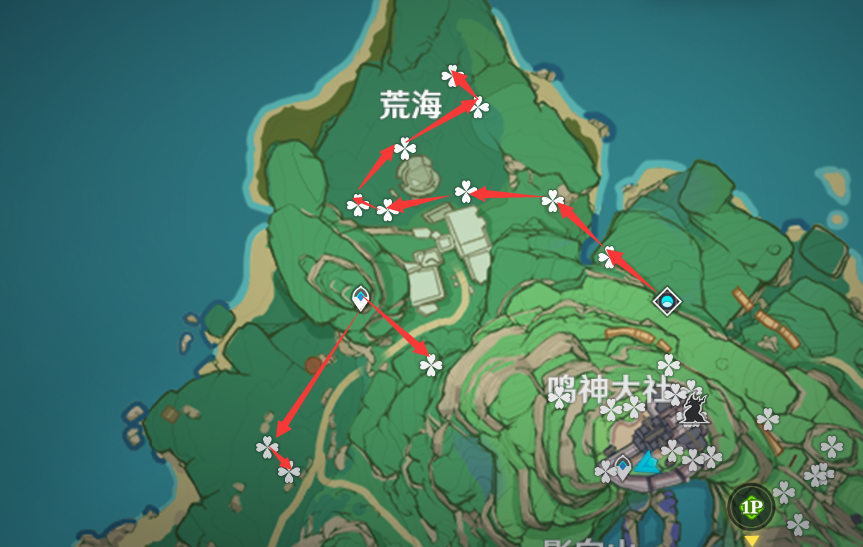 原神绯樱绣球位置在哪 绯樱绣球采集路线攻略 原神绯樱绣球位置在哪 绯樱绣球采集路线攻略