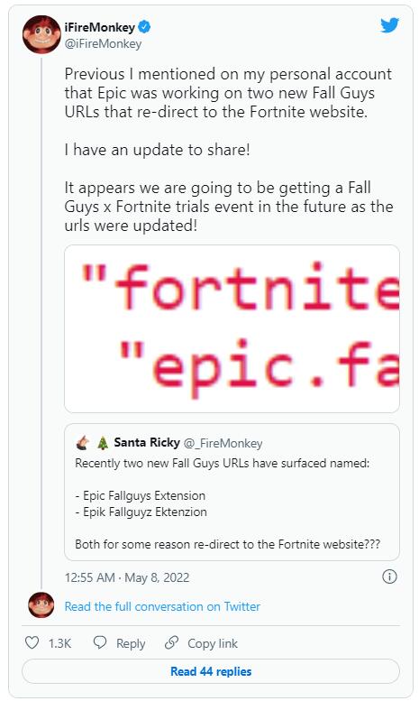 《糖豆人》与《堡垒之夜》联动决定 爆料人证实消息 《糖豆人》与《堡垒之夜》联动决定 爆料人证实消息