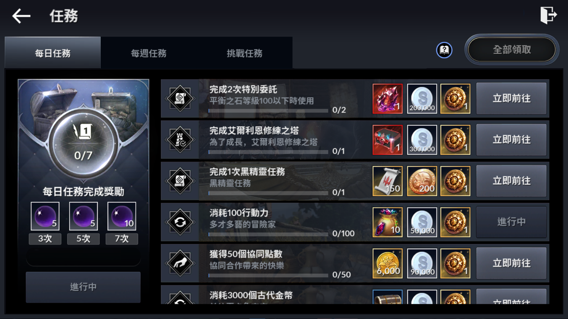 黑色沙漠手游每日任务有哪些 每日任务玩法攻略 黑色沙漠手游每日任务有哪些 每日任务玩法攻略
