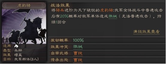 三国志战略版虎豹骑怎么配