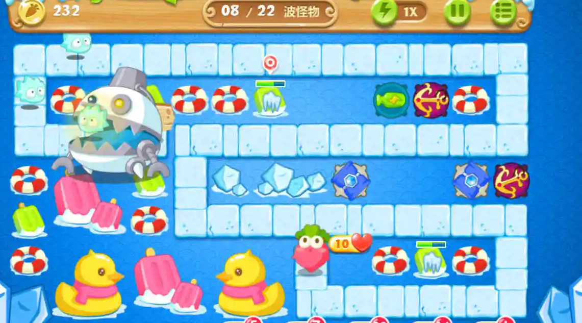 保卫萝卜2第50关攻略