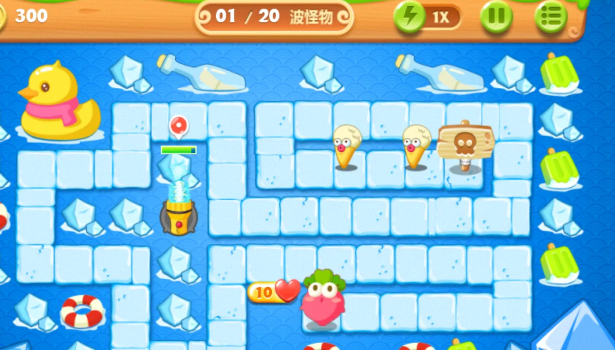 保卫萝卜迅玩版34关金萝卜攻略