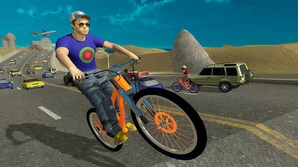 疯狂的自行车骑手