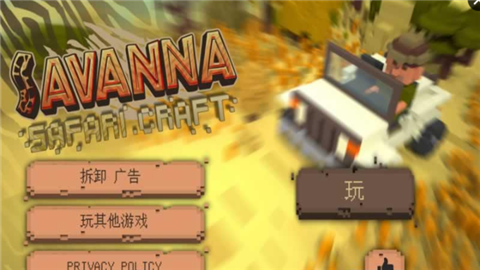 草原狩猎广场的动物