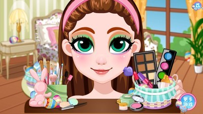 复活节女生化妆