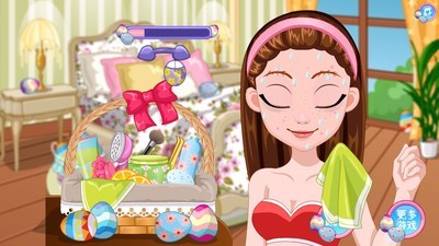 复活节女生化妆