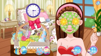 复活节女生化妆