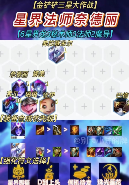 金铲铲之战星界法师奈德丽把把满星不是梦