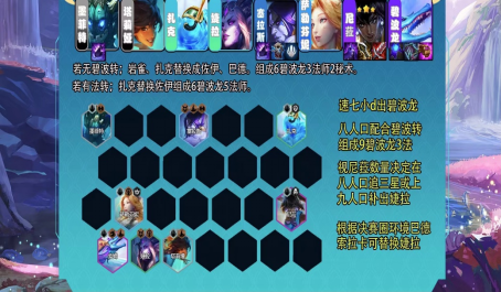 云顶之弈新版碧波龙法多种变阵思路分享 云顶之弈新版碧波龙法多种变阵思路分享