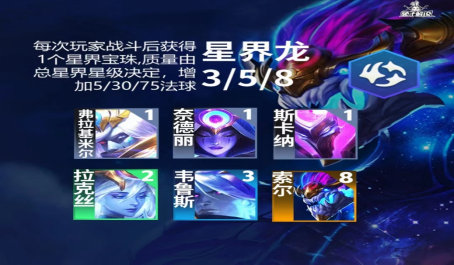 云顶之弈新星界约德尔海盗的合体效果如何