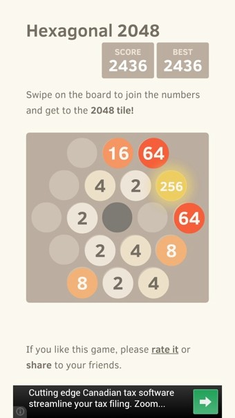 2048六边形
