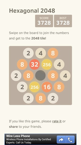 2048六边形