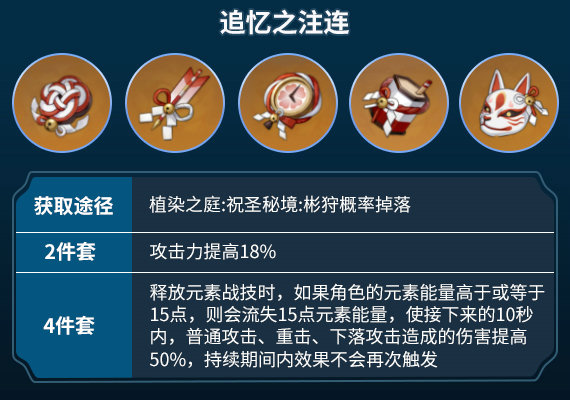 原神胡桃圣遗物属性推荐有哪些