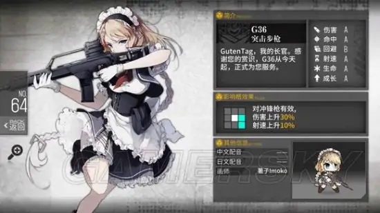少女前线g36值得练吗
