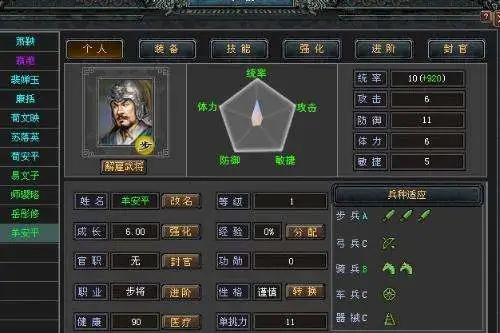 七雄争霸平民武将最佳搭配