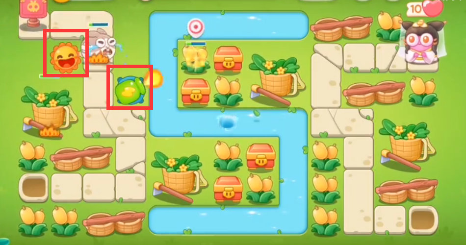 保卫萝卜52关怎么过