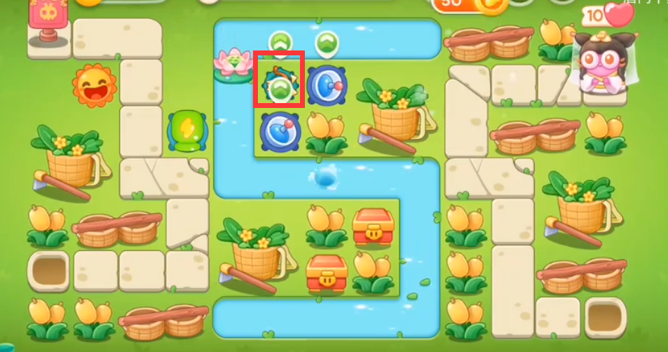 保卫萝卜52关怎么过