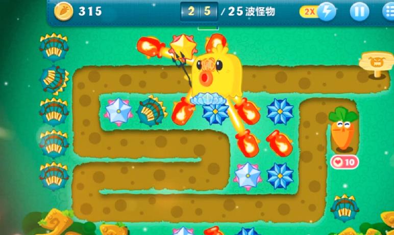 保卫萝卜终极挑战第10关攻略 保卫萝卜终极挑战第10关攻略