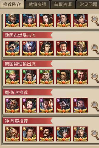 放置三国最强阵容怎么搭配