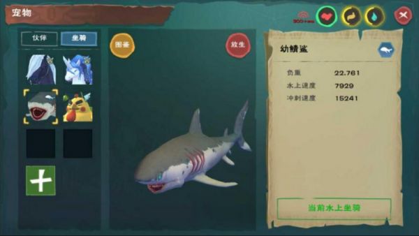 创造与魔法小鲨鱼在哪里