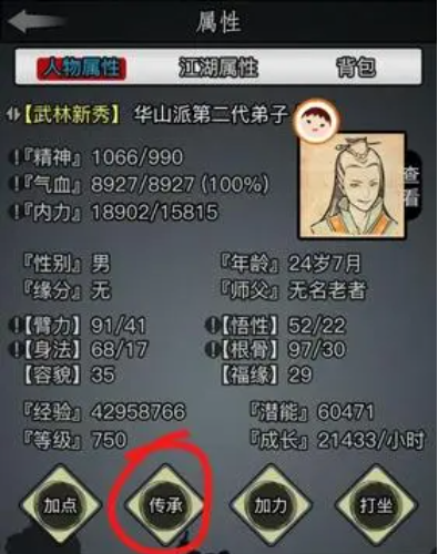 放置江湖零转传承攻略