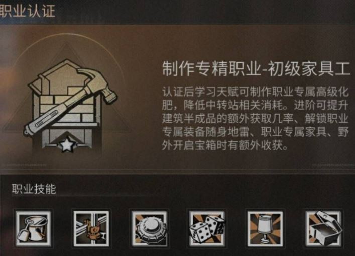 明日之后家具工天赋技能怎么加点 家具工挣钱方法分享 明日之后家具工天赋技能怎么加点 家具工挣钱方法分享
