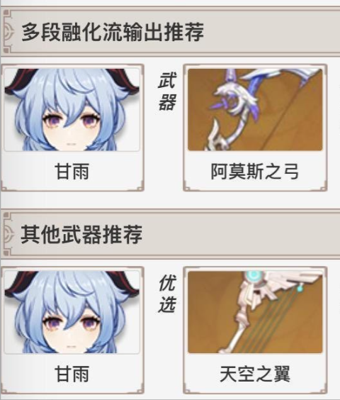 原神甘雨圣遗物词条怎么选