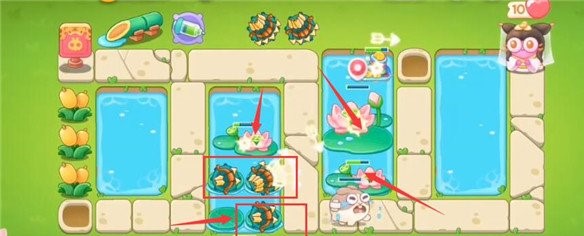 保卫萝卜44关攻略