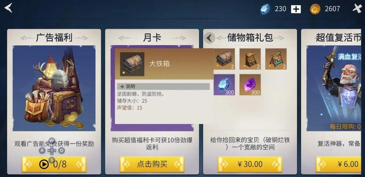 冰原守卫者永久月卡有用吗 月卡值得买吗
