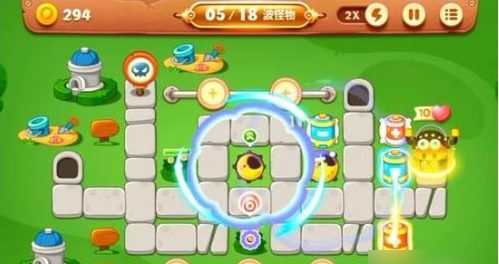 保卫萝卜3公园第26关怎么过