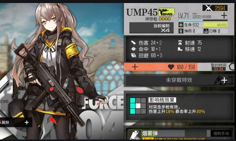 少女前线ump专属装备攻略 ump装备选什么