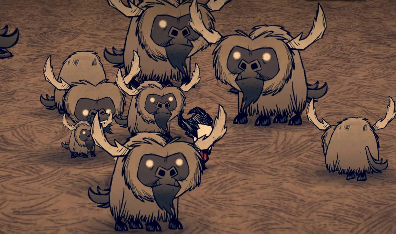 饥荒可以驯服的生物 哪些动物可以驯化