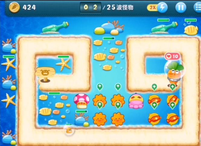 保卫萝卜深海第11关怎么过 深海第11关打法详解