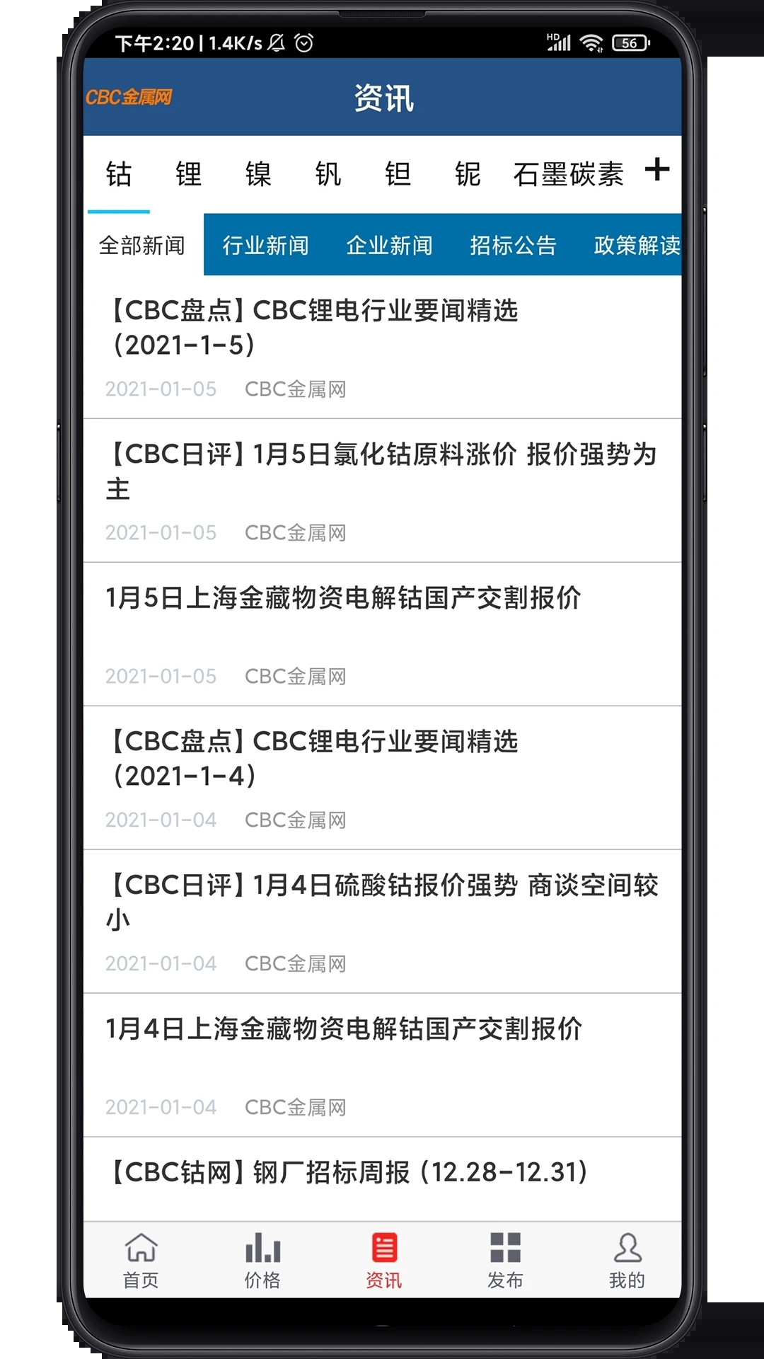 cbc金属