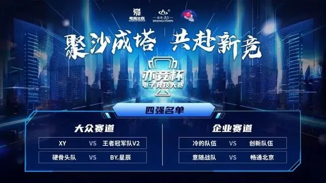 多轮鏖战 四强出炉 &ldquo;亦竞杯&rdquo;开启线下赛模式