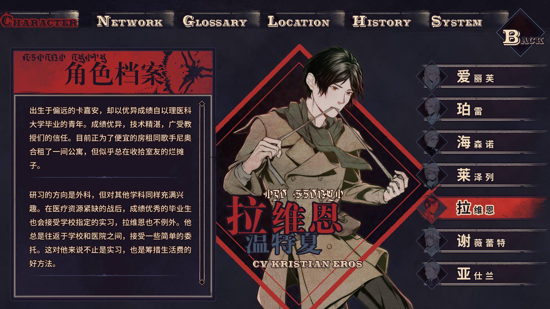 《圣歌德嘉的晚钟》测评：生与死的抉择 游离于梦与现实间的群像AVG