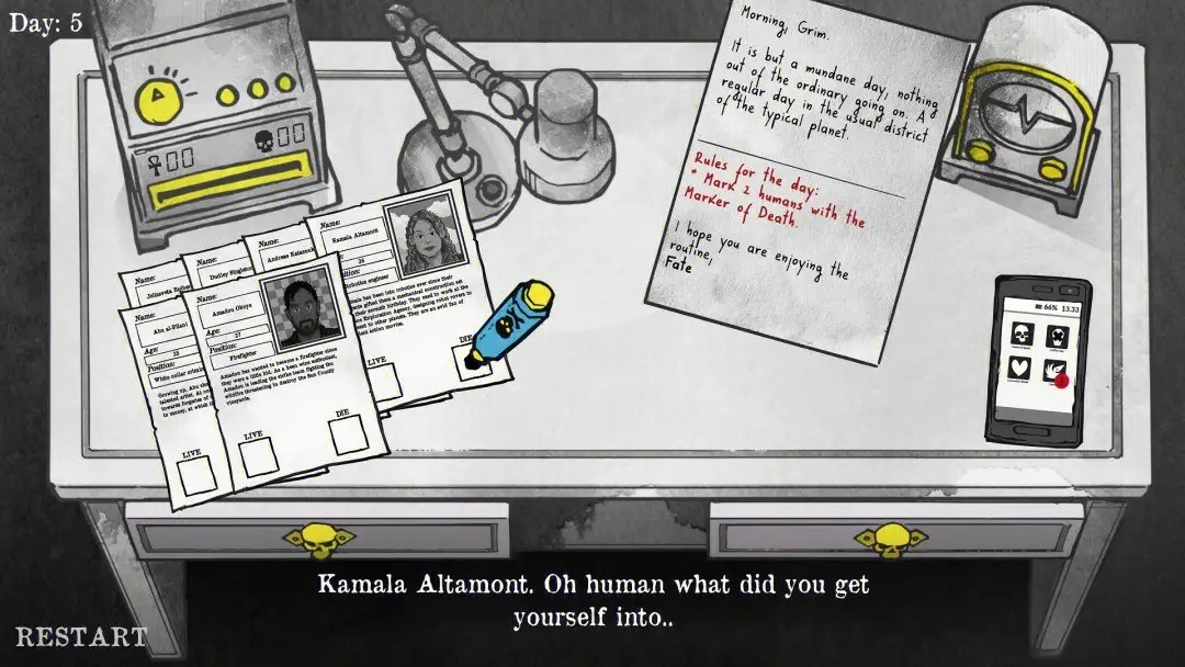 《死亡与税赋》测评:执死神之权,掌控生死逆命局 《死亡与税赋》测评:执死神之权,掌控生死逆命局