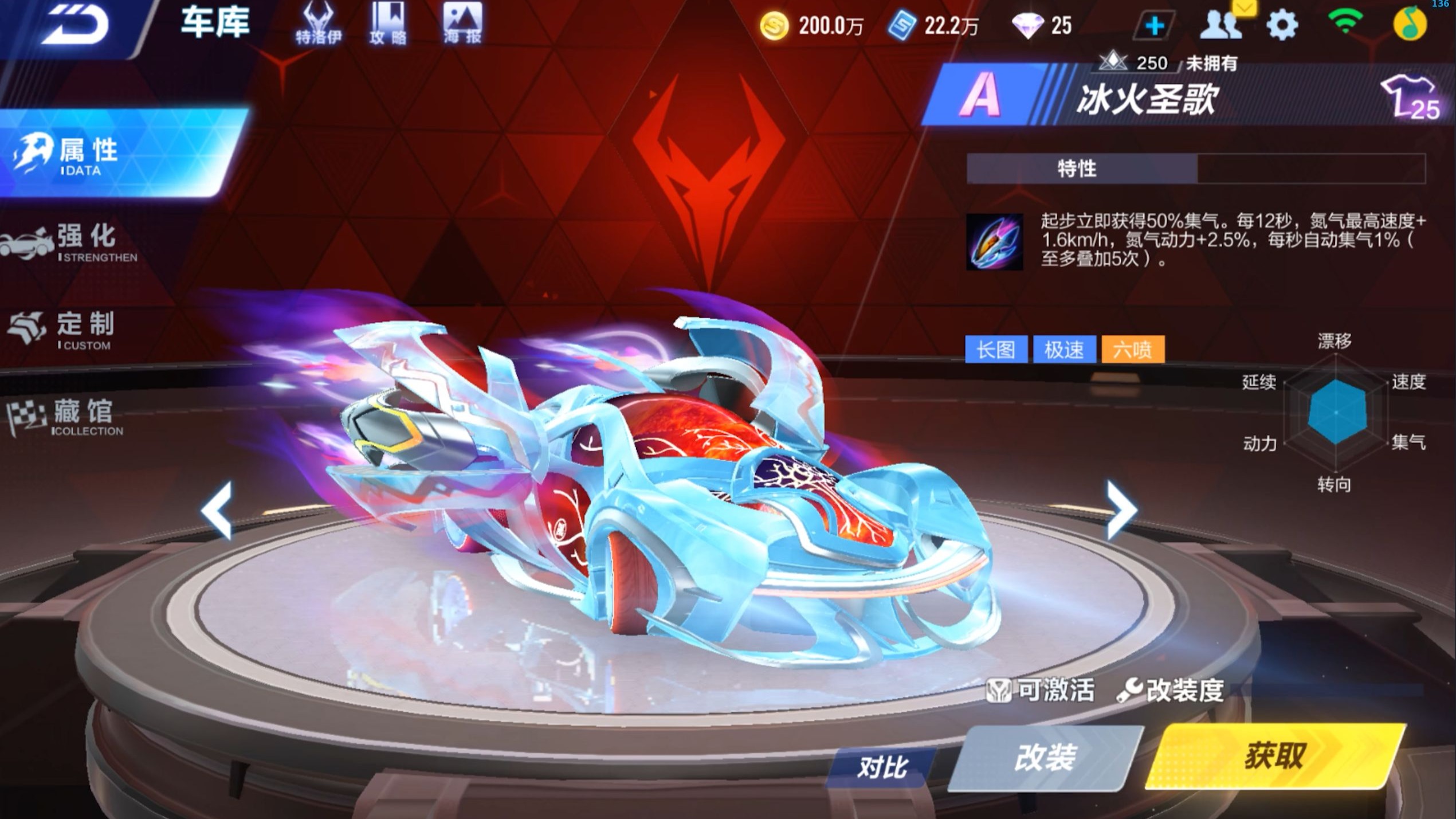 qq飞车手游冰火圣歌怎么样