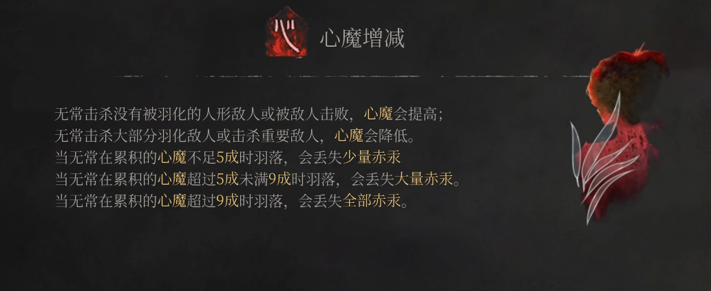 明末渊虚之羽心魔有什么用 明末渊虚之羽心魔有什么用