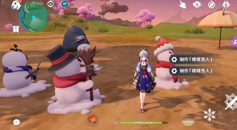原神如何快速堆好雪人 原神如何快速堆好雪人