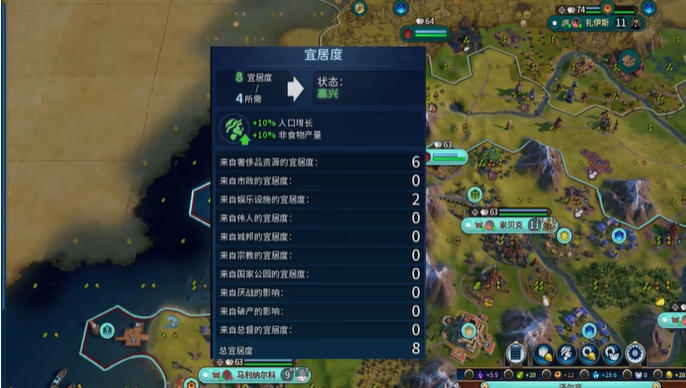 文明6宜居度怎么提升