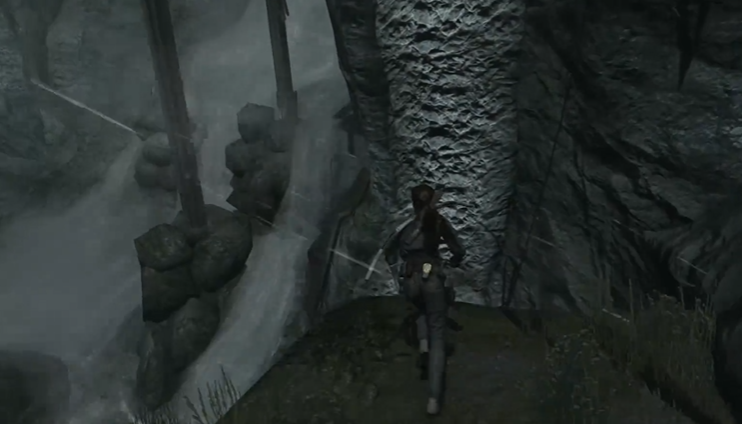 古墓丽影怎么到瀑布顶端